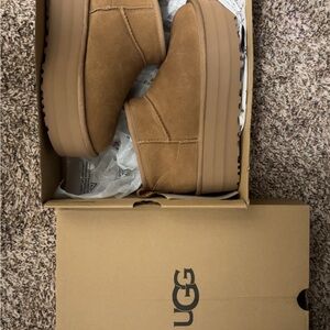 UGG women’s Brown Platform Boots